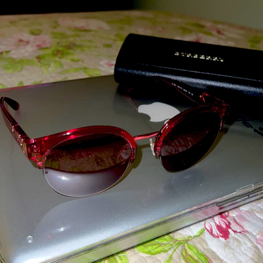 Burberry Pink Round Sunglasses